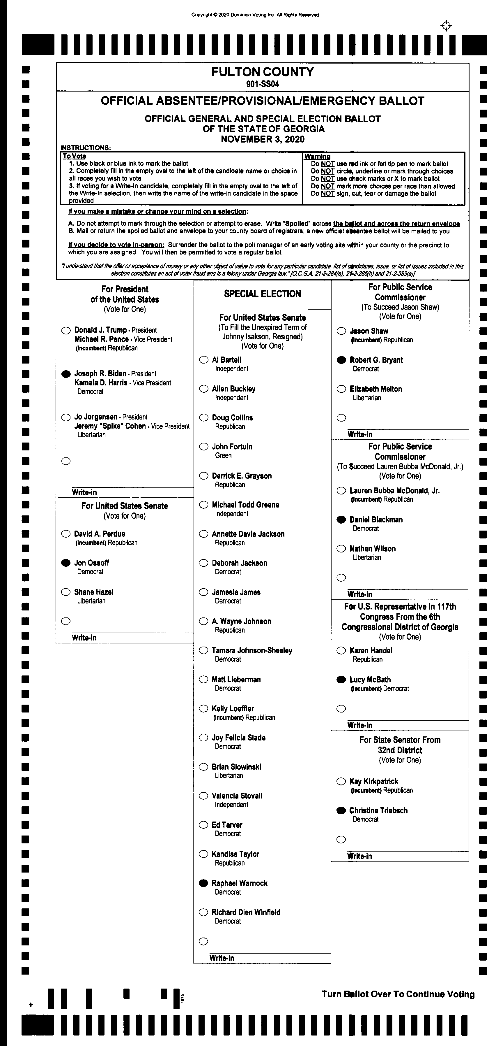 Source Ballot